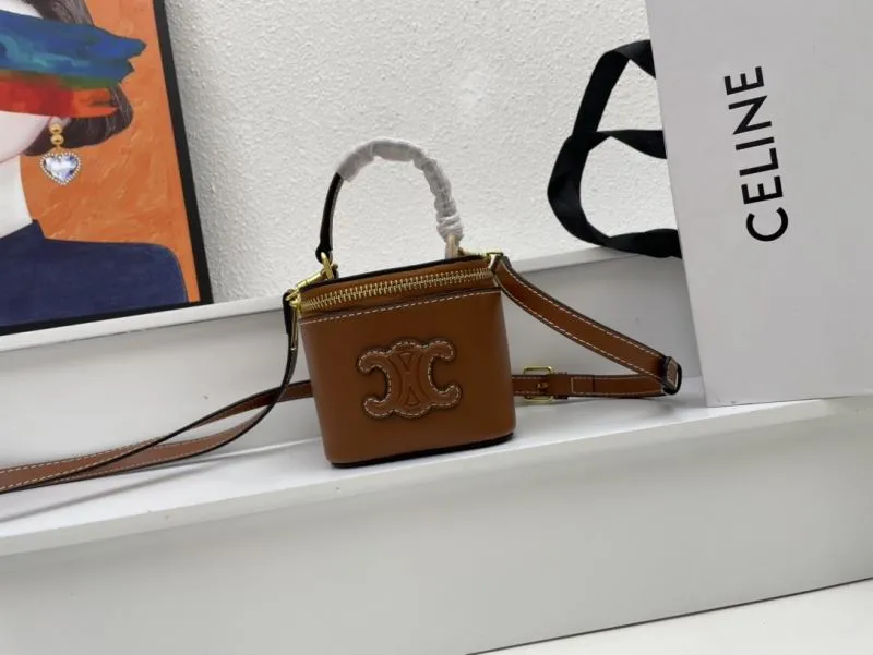 Celine Brown Mini Crossbody Bag CL8080 - Image 4