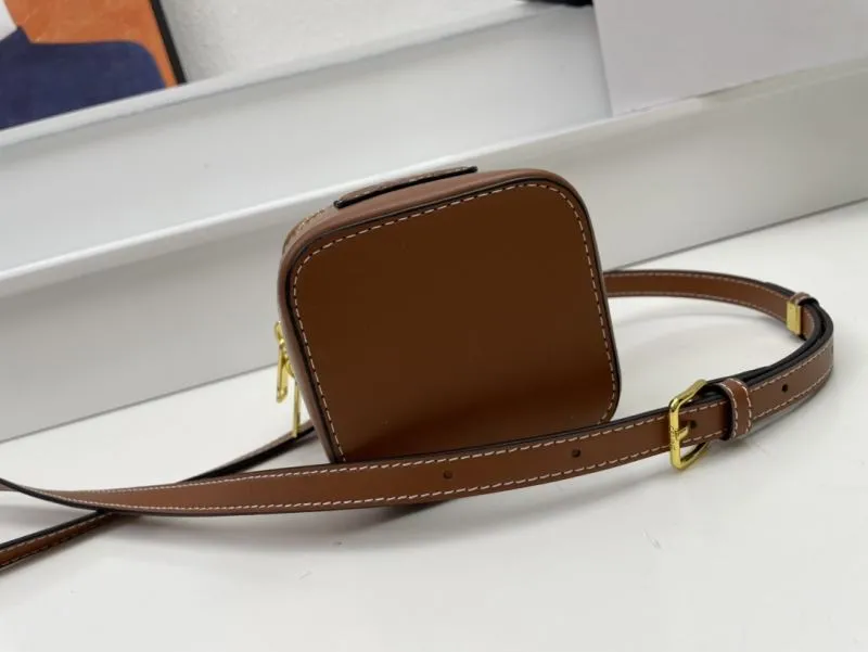 Celine Brown Mini Crossbody Bag CL8080 - Image 7