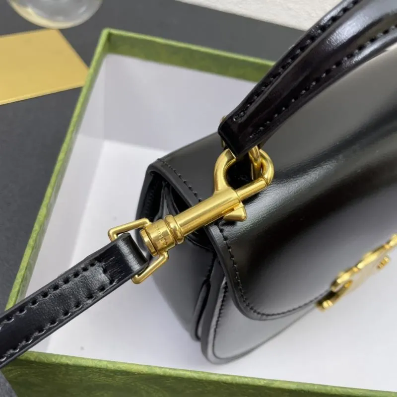 Celine Black Saddle Crossbody Bag 7767 16.5cm - Image 5