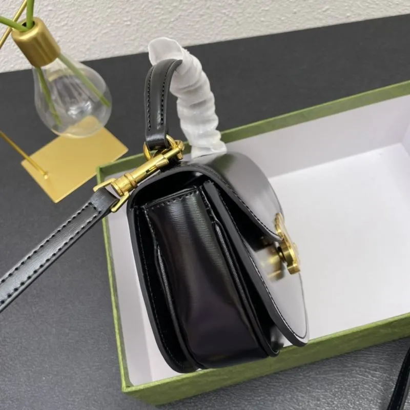 Celine Black Saddle Crossbody Bag 7767 16.5cm - Image 6