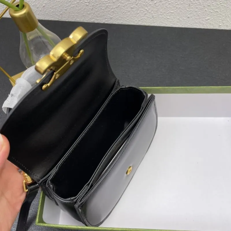 Celine Black Saddle Crossbody Bag 7767 16.5cm - Image 9