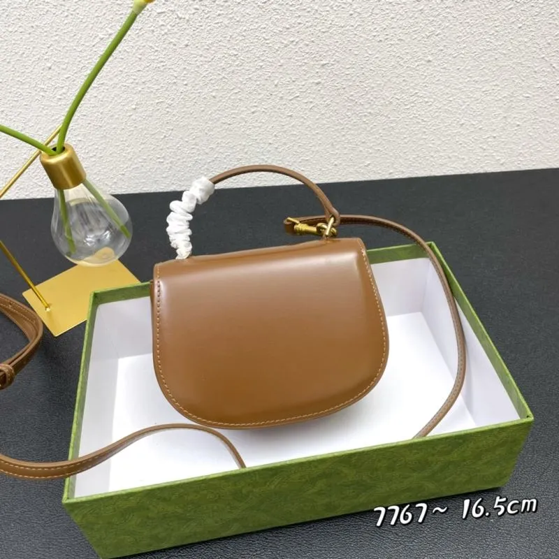 Alternative view of Celine Brown Satchel Bag 7767 16.5cm