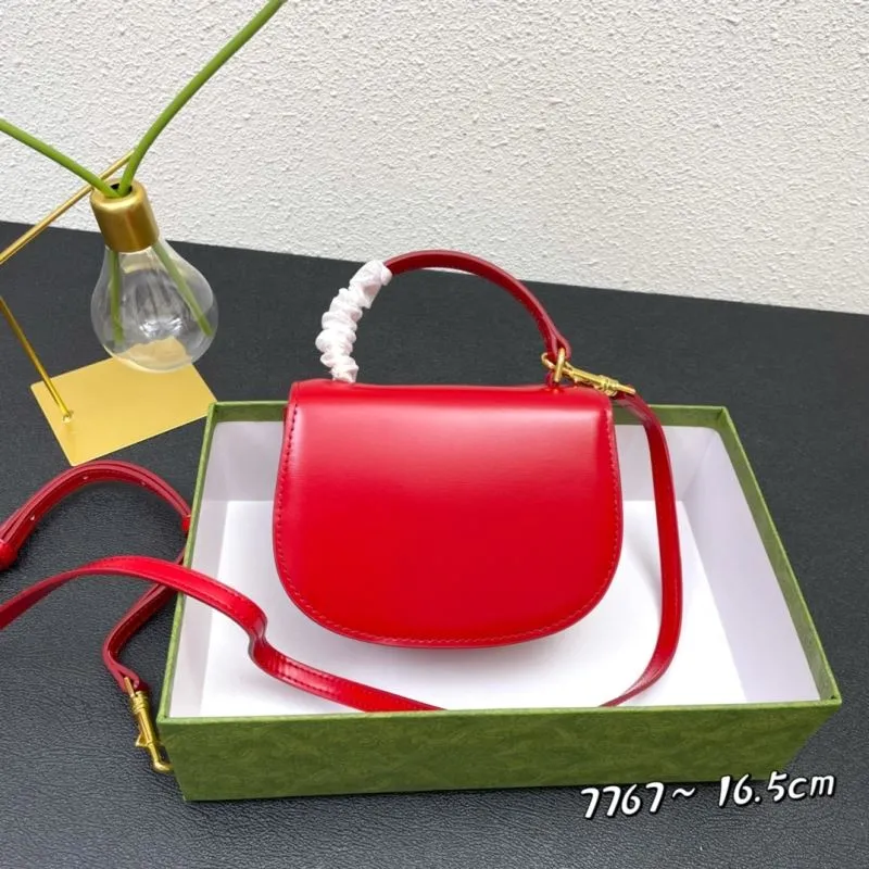 Alternative view of Celine Red Mini Saddle Crossbody Bag 7767