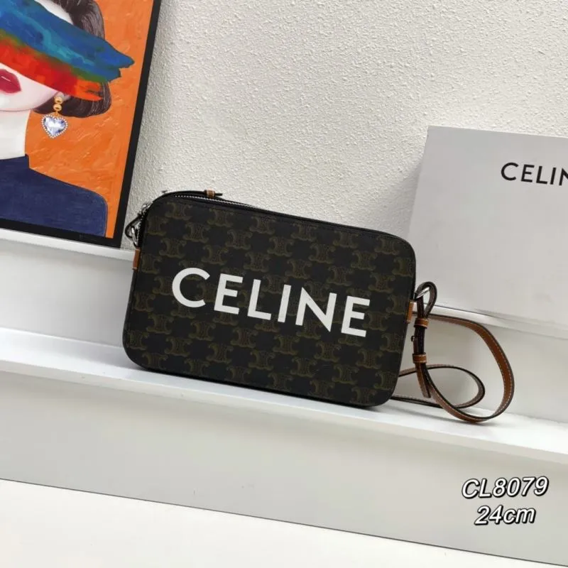 Celine Monogram Crossbody Bag CL8079 24cm