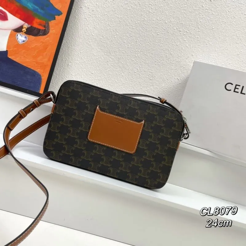 Alternative view of Celine Monogram Crossbody Bag CL8079 24cm
