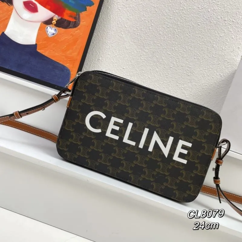 Celine Monogram Crossbody Bag CL8079 24cm - Image 3