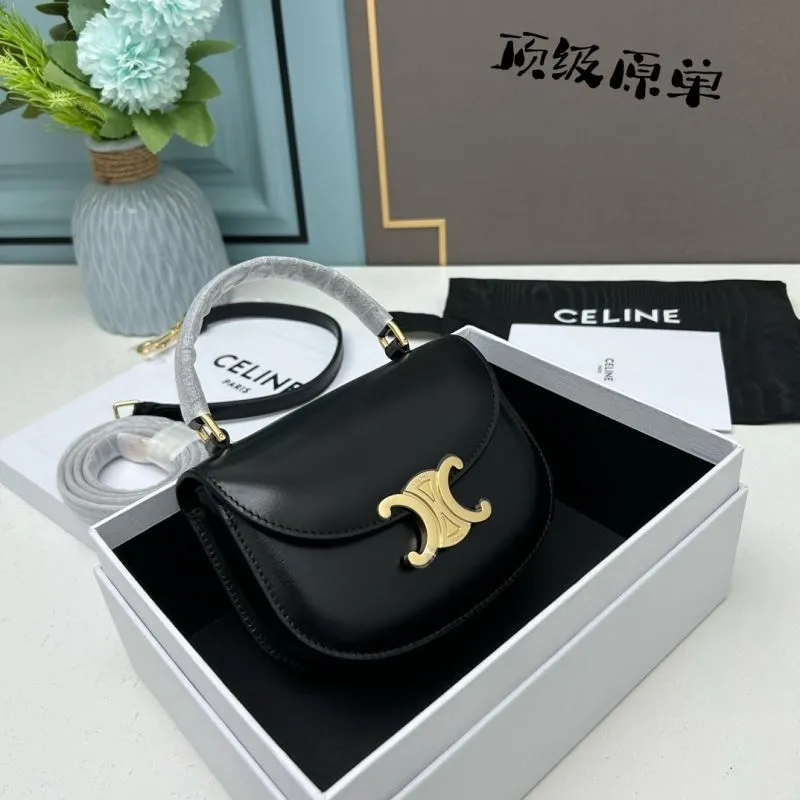 Celine Black Satchel Bag 491