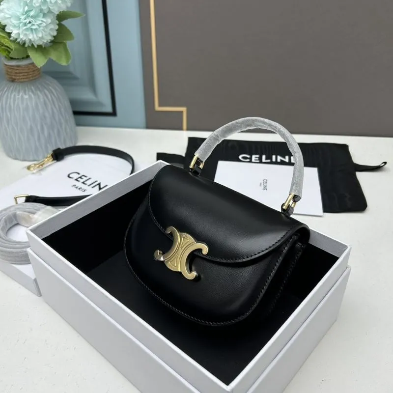 Alternative view of Celine Black Satchel Bag 491
