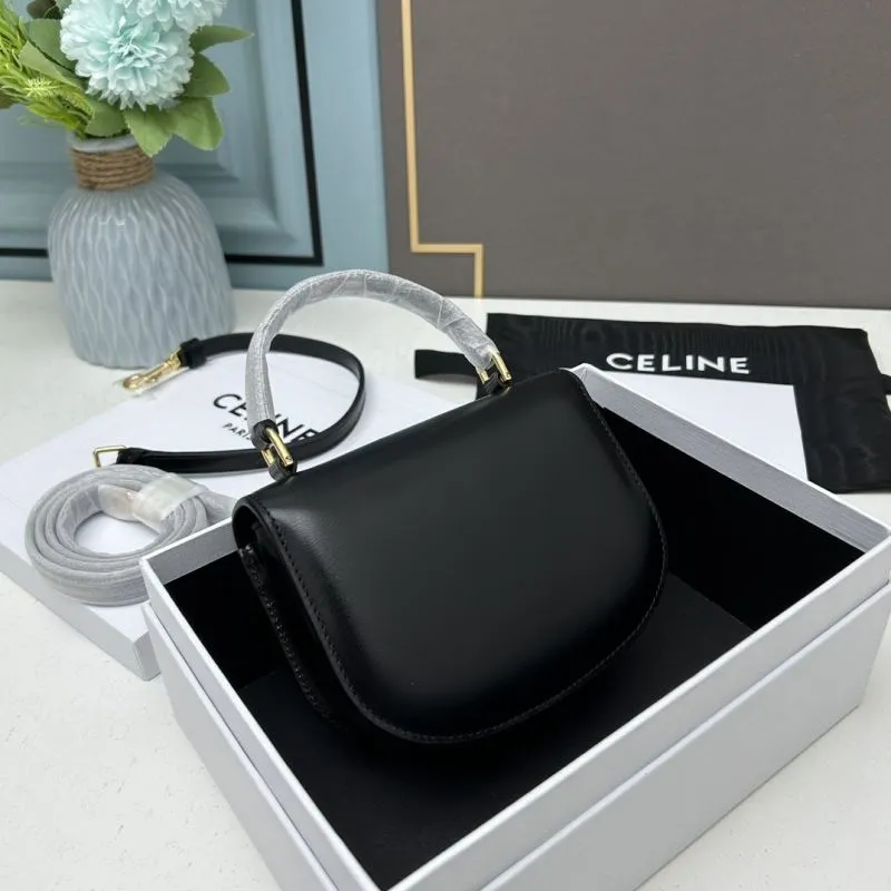 Celine Black Satchel Bag 491 - Image 3