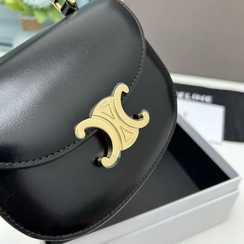 Celine Black Satchel Bag 491 - Image 4