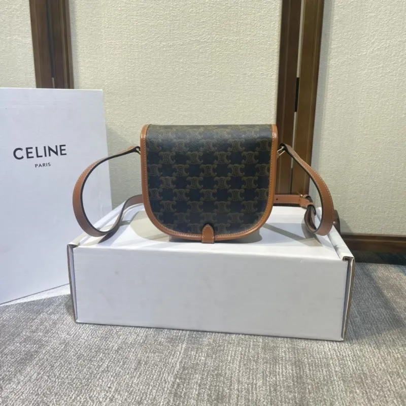 Celine Monogram Saddle Crossbody Bag 501 - Image 3