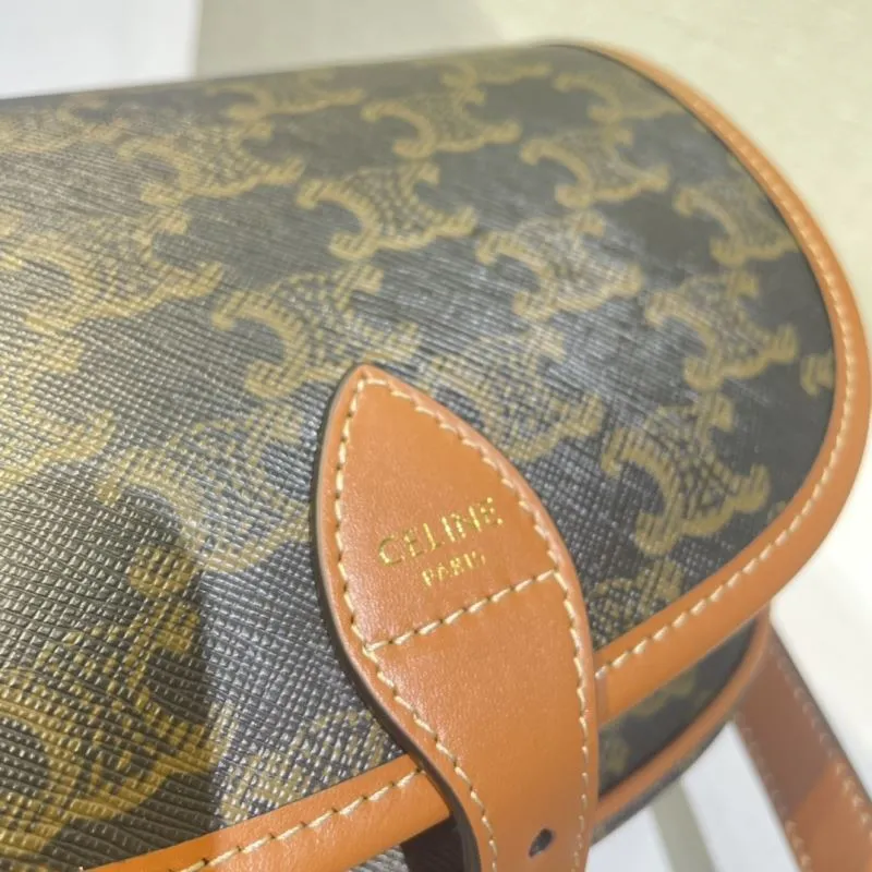 Celine Monogram Saddle Crossbody Bag 501 - Image 6