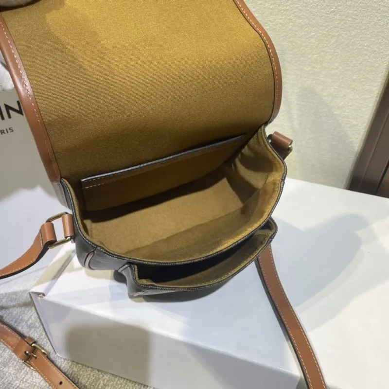 Celine Monogram Saddle Crossbody Bag 501 - Image 8
