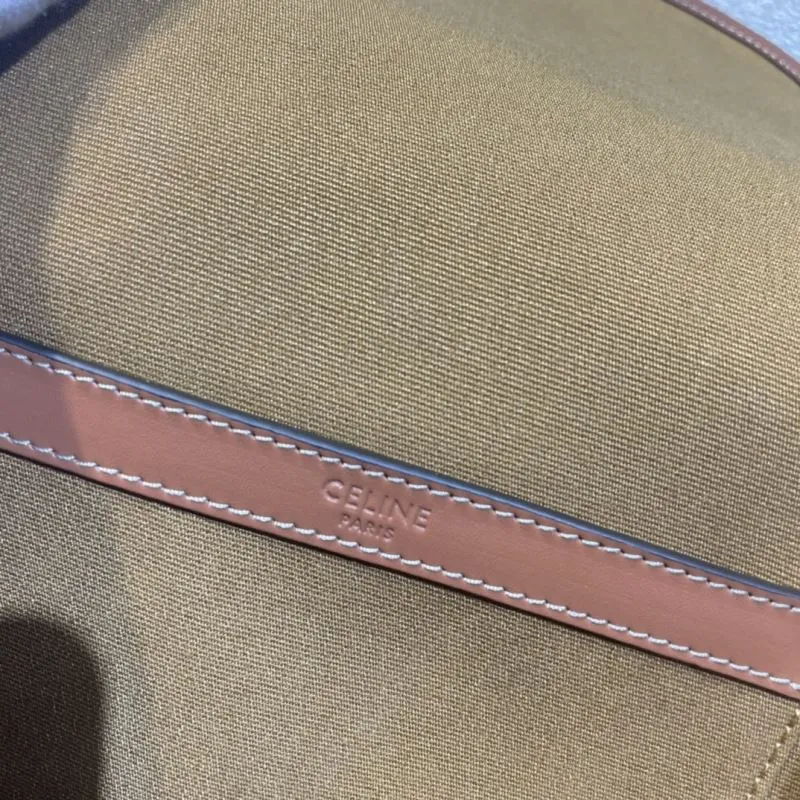 Celine Monogram Saddle Crossbody Bag 501 - Image 9