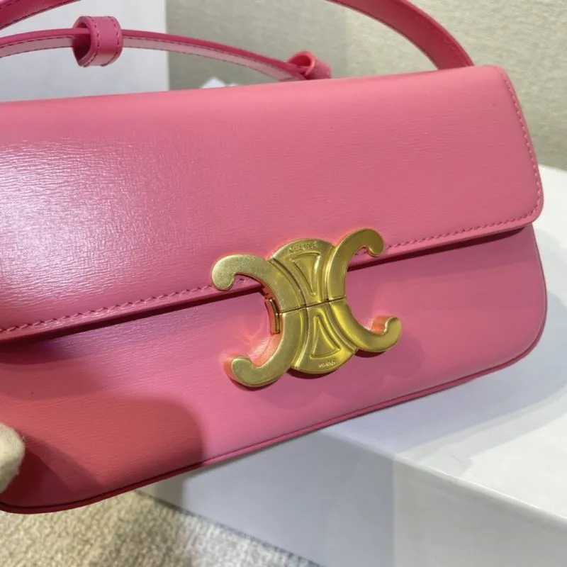 Celine Pink Satchel Bag 506 - Image 6