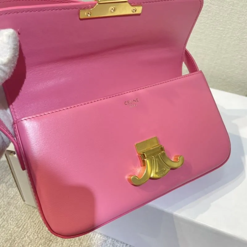 Celine Pink Satchel Bag 506 - Image 7