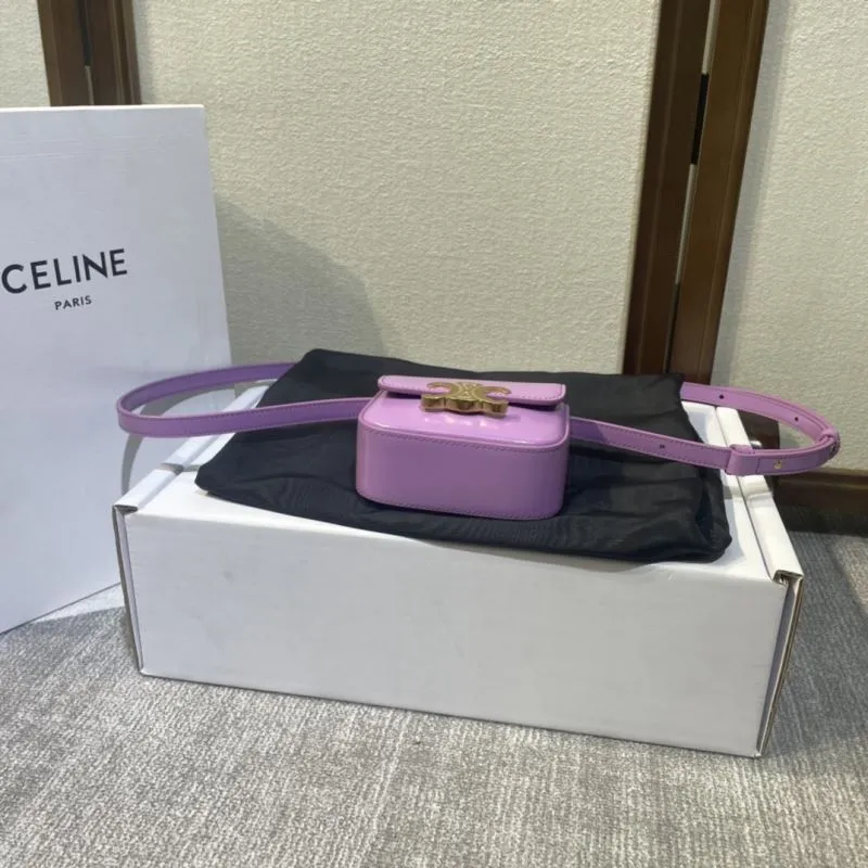 Alternative view of Celine Purple Mini Satchel Bag 523
