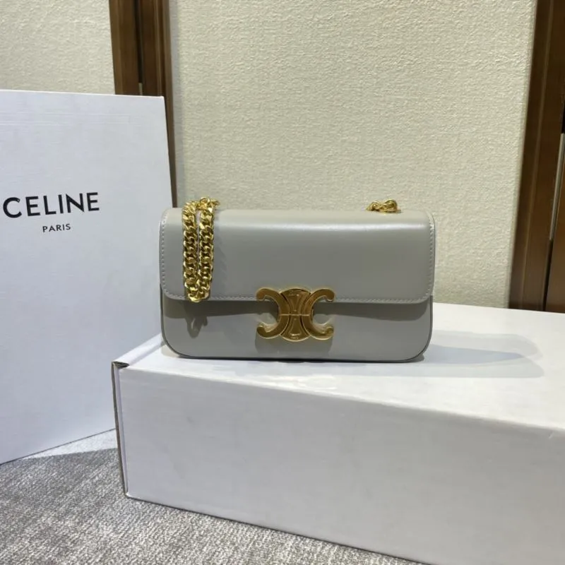 Alternative view of Celine Gray Satchel Bag 532