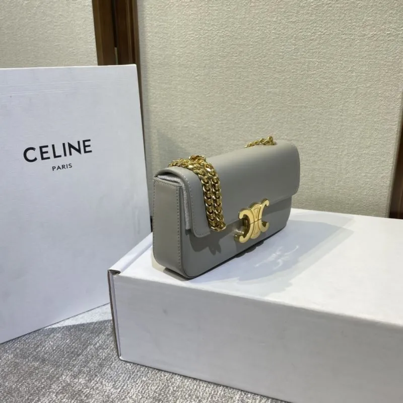 Celine Gray Satchel Bag 532 - Image 3