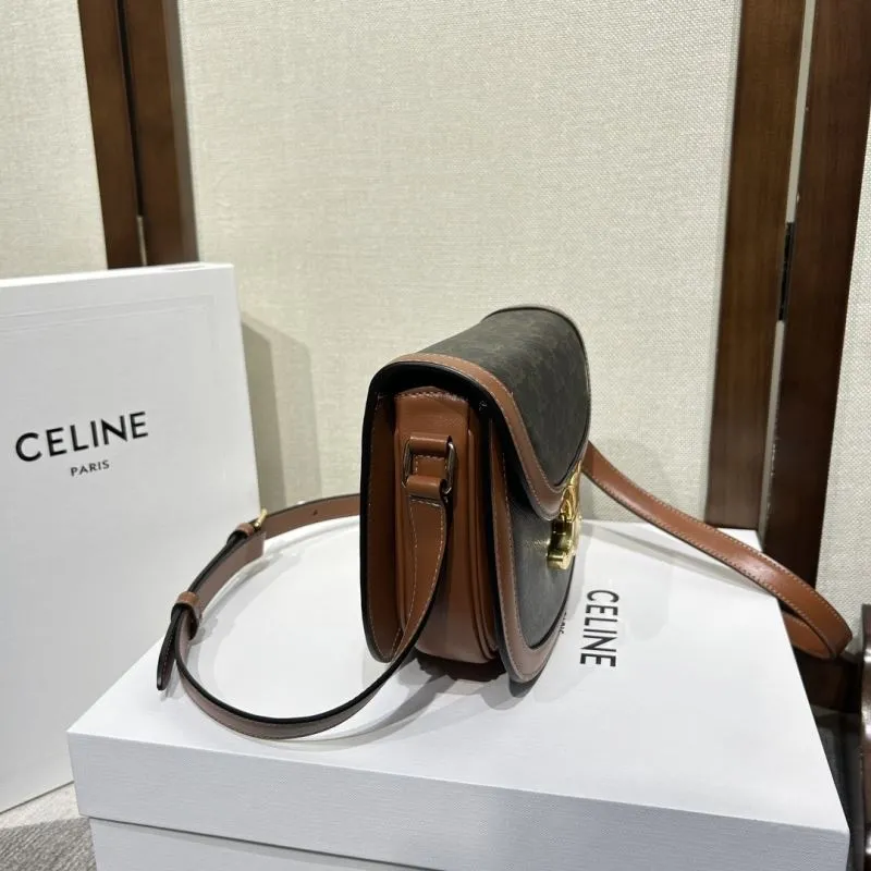 Alternative view of Celine 535 Monogram Saddle Crossbody Bag