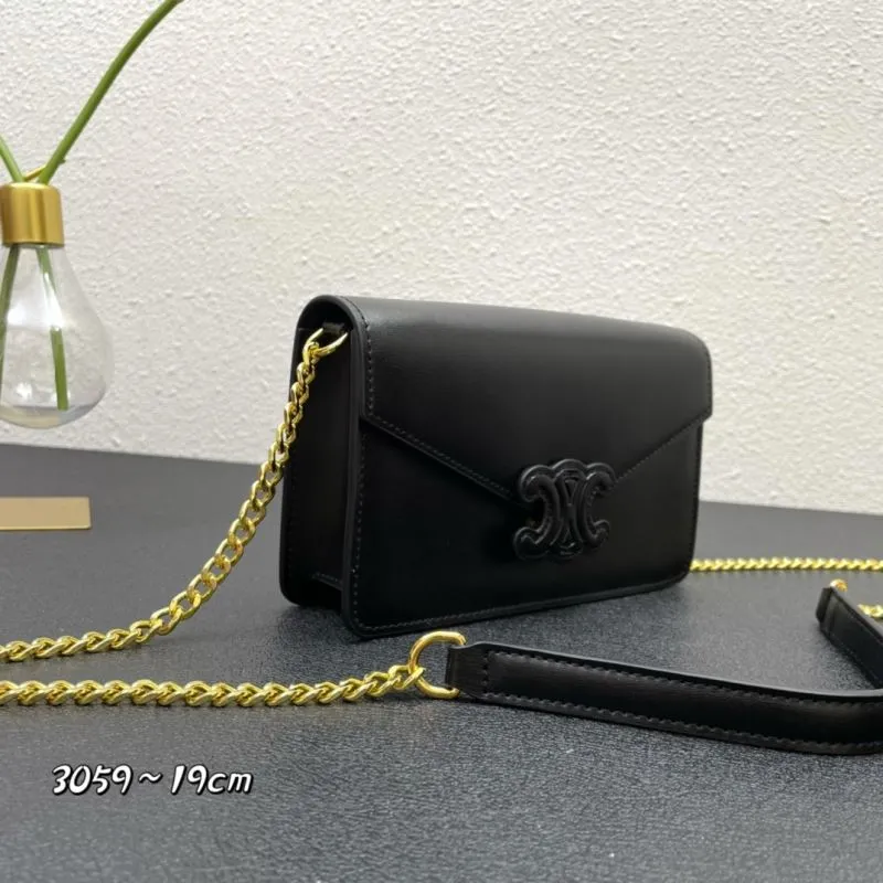 Celine Black Crossbody Bag 3059 Size 19cm - Image 3