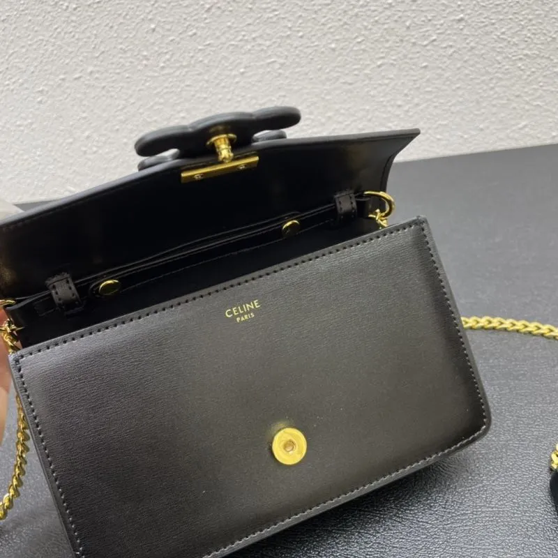 Celine Black Crossbody Bag 3059 Size 19cm - Image 8