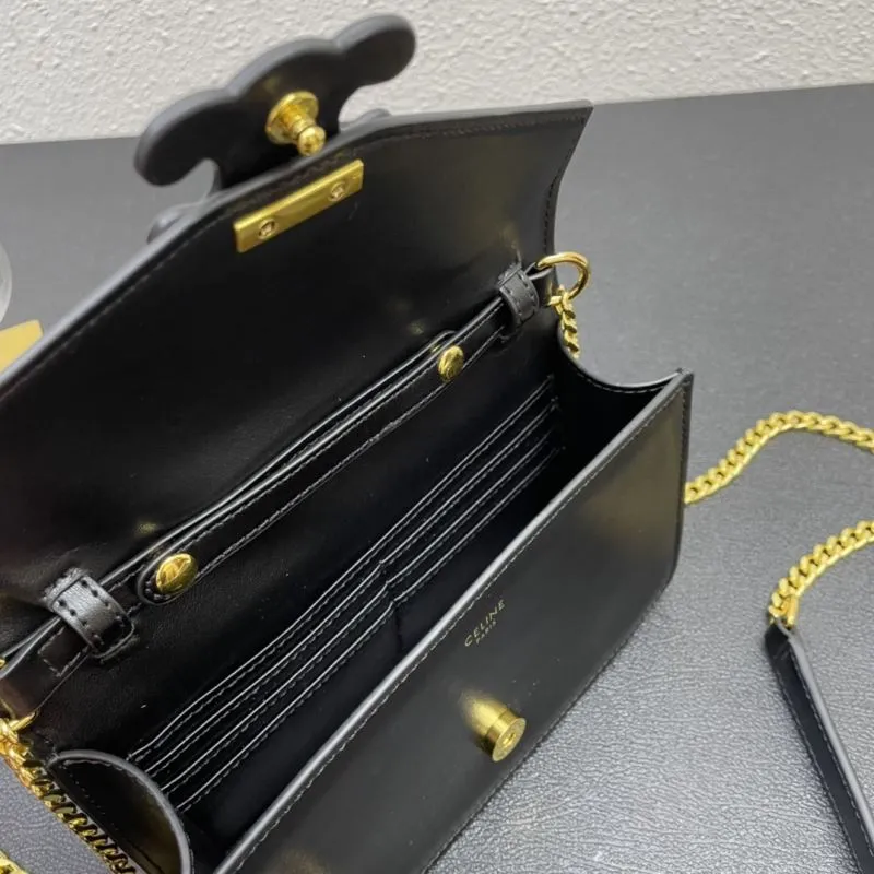 Celine Black Crossbody Bag 3059 Size 19cm - Image 9