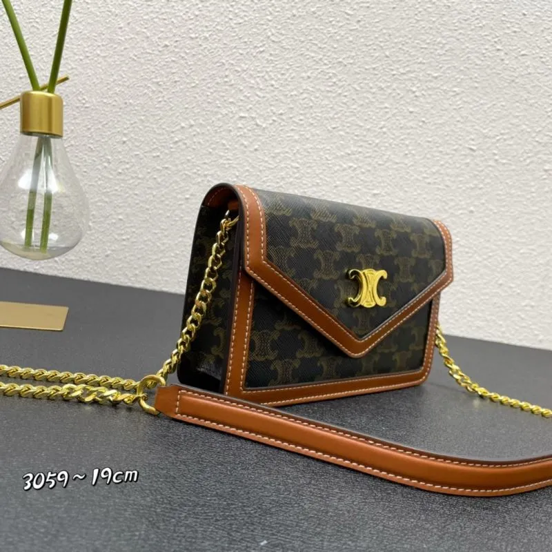 Alternative view of Celine Monogram Crossbody Bag 3059 19cm