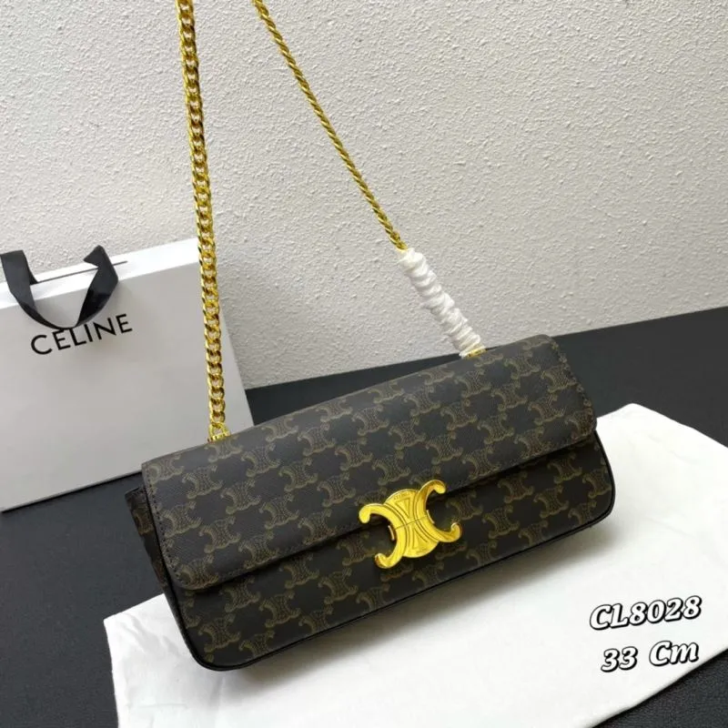 Celine CL8028 Monogram Satchel Bag 33cm