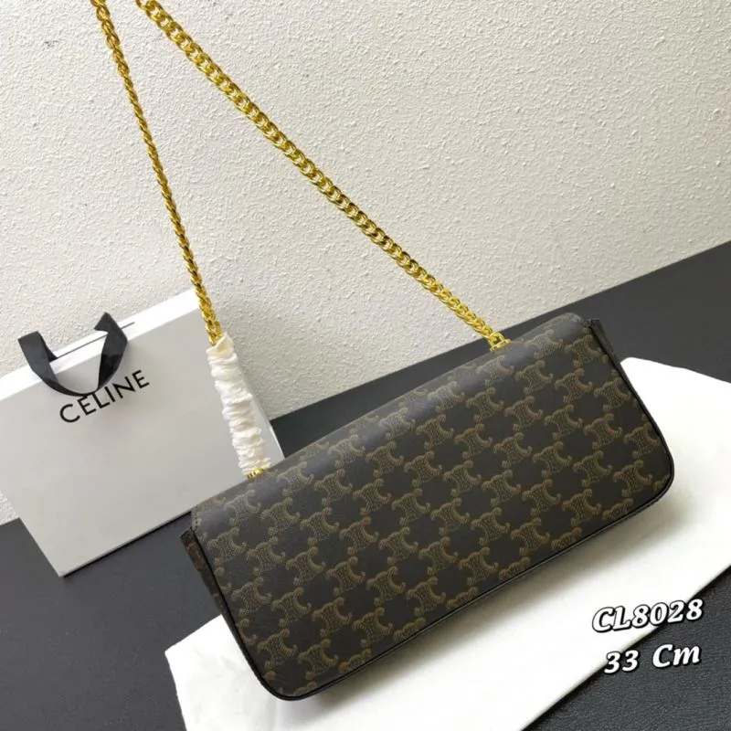 Alternative view of Celine CL8028 Monogram Satchel Bag 33cm