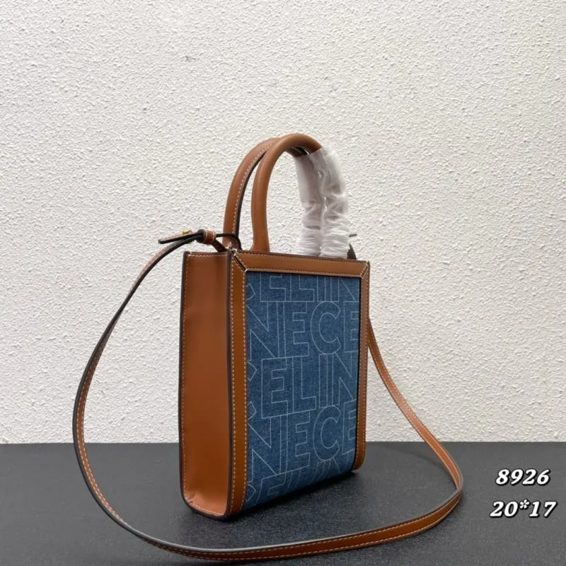 Alternative view of Celine Blue Denim Tote Bag 8926