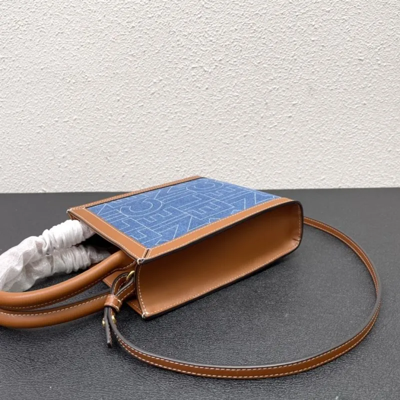 Celine Blue Denim Tote Bag 8926 - Image 6