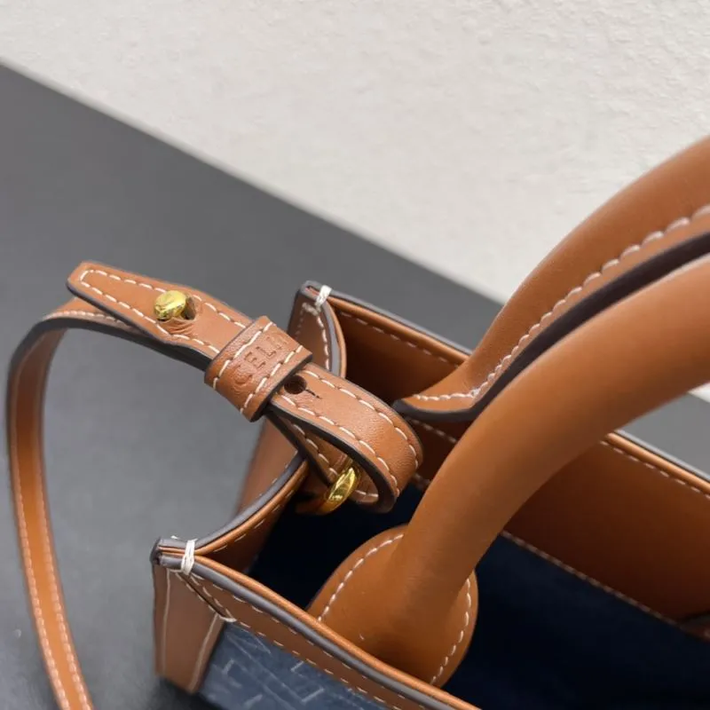 Celine Blue Denim Tote Bag 8926 - Image 7