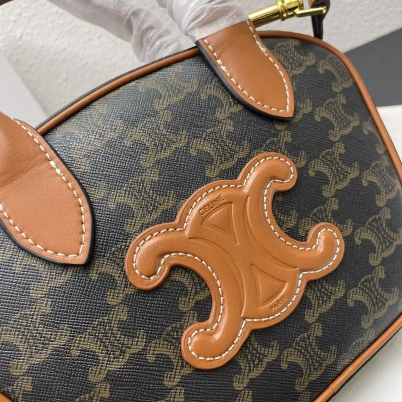 Celine C8068 20CM Small Satchel Bag - Image 4