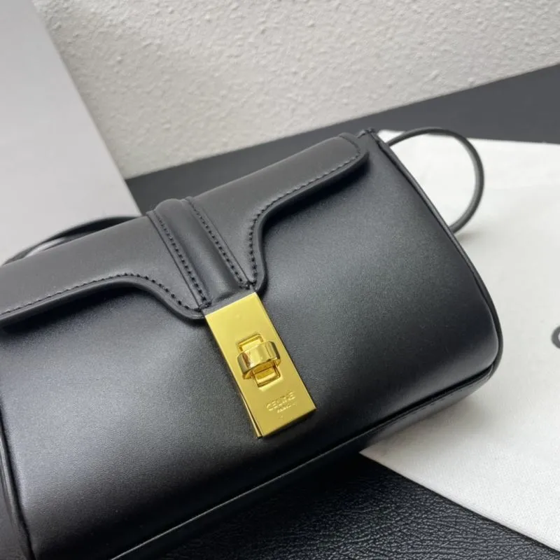 Celine C8074 Black Crossbody Bag 18cm - Image 4