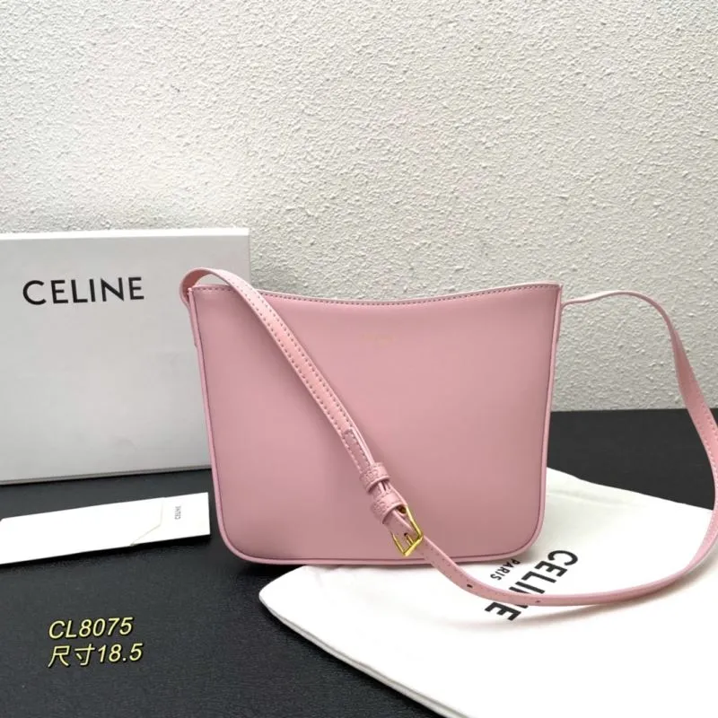 Celine Pink Satchel Bag CL8075 Size 18.5