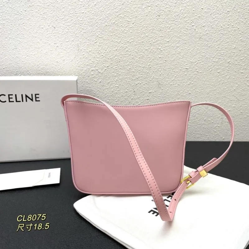 Alternative view of Celine Pink Satchel Bag CL8075 Size 18.5