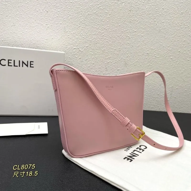 Celine Pink Satchel Bag CL8075 Size 18.5 - Image 3