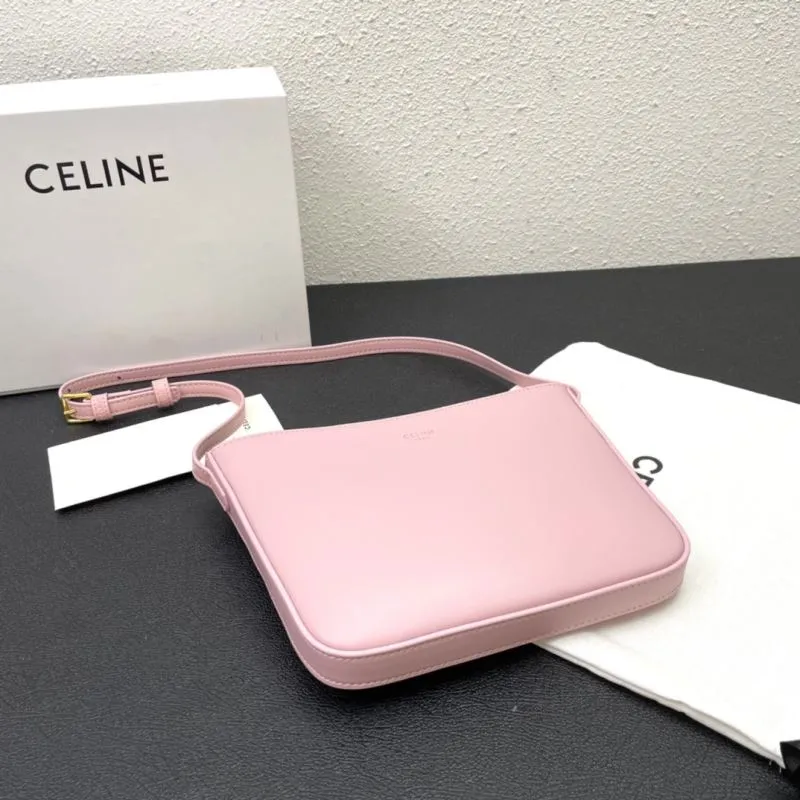 Celine Pink Satchel Bag CL8075 Size 18.5 - Image 4