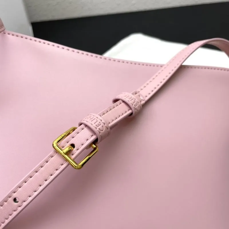 Celine Pink Satchel Bag CL8075 Size 18.5 - Image 6