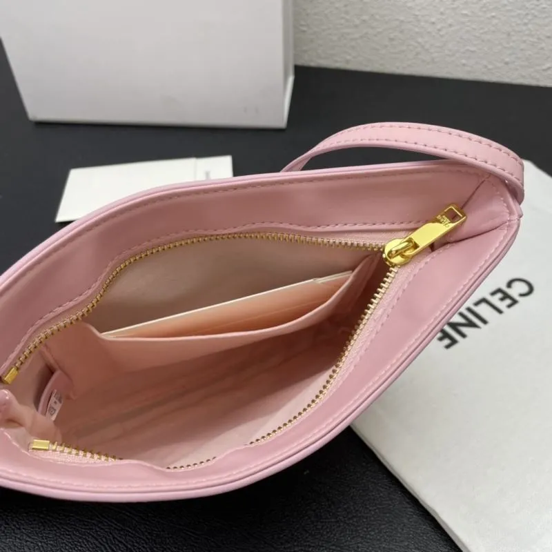 Celine Pink Satchel Bag CL8075 Size 18.5 - Image 8