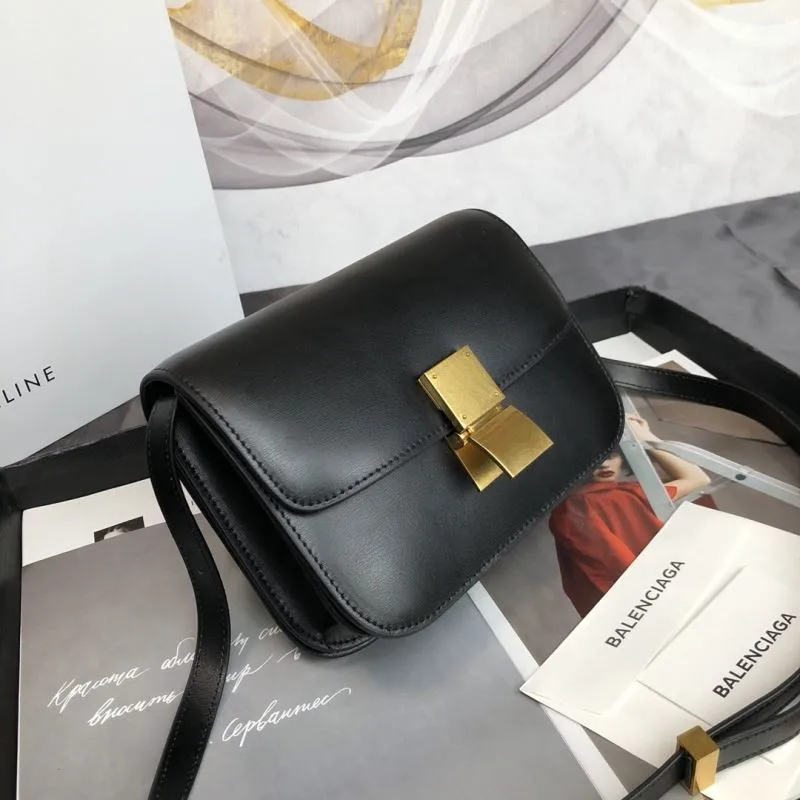Alternative view of Celine Black Crossbody Satchel Bag 568