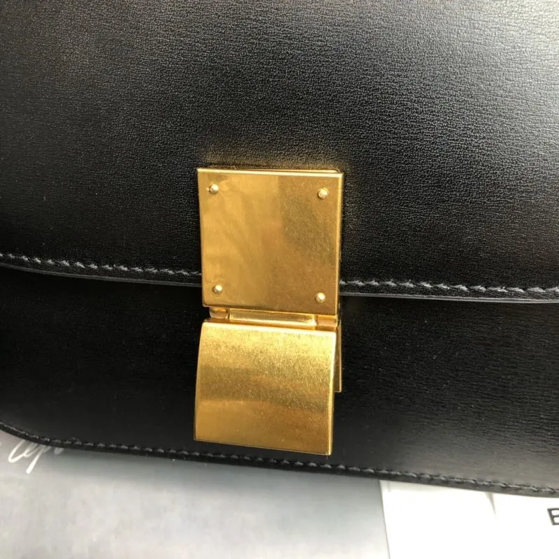 Celine Black Crossbody Satchel Bag 568 - Image 5