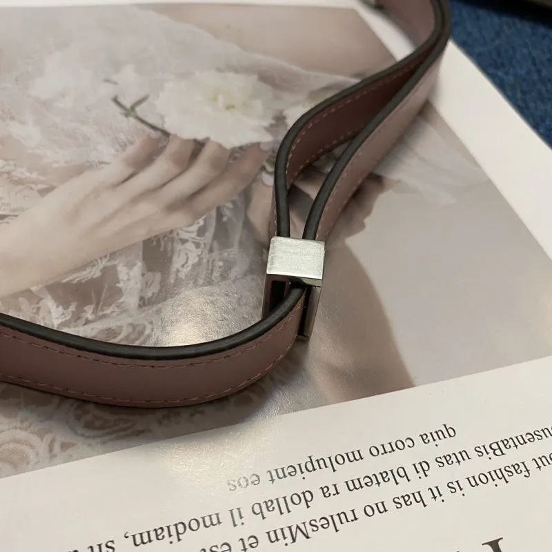 Celine Pink Leather Crossbody Satchel Bag 572 - Image 6