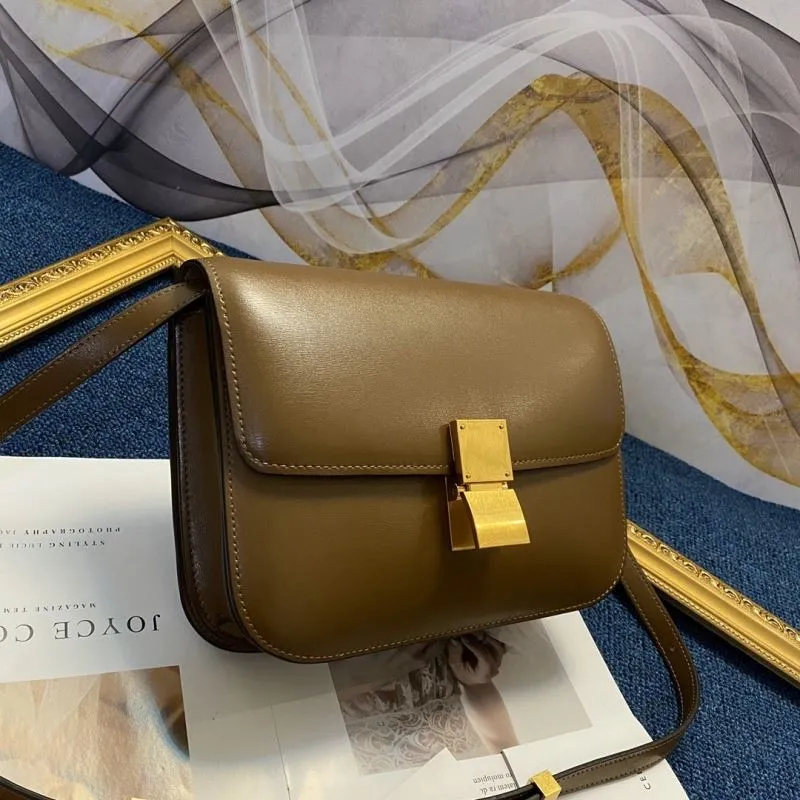 Alternative view of Celine Brown Satchel Crossbody Bag 576