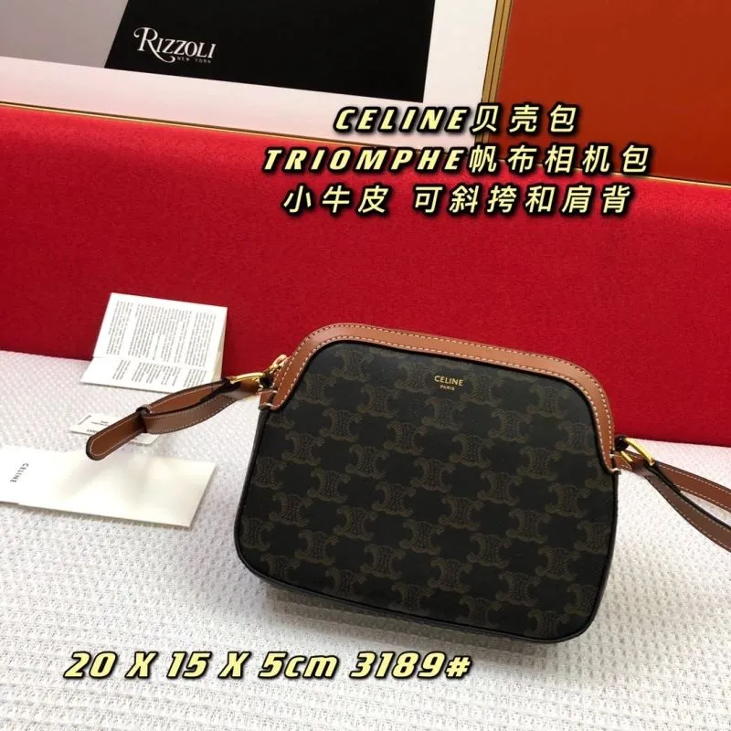 Celine Triomphe Canvas Crossbody Camera Bag