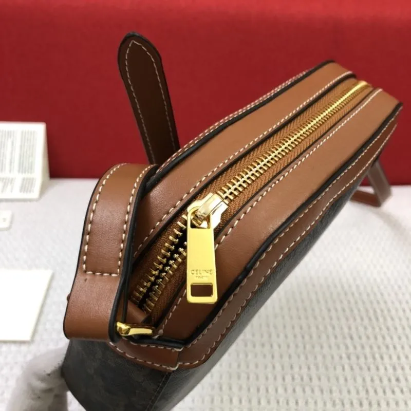 Celine Triomphe Canvas Crossbody Camera Bag - Image 5