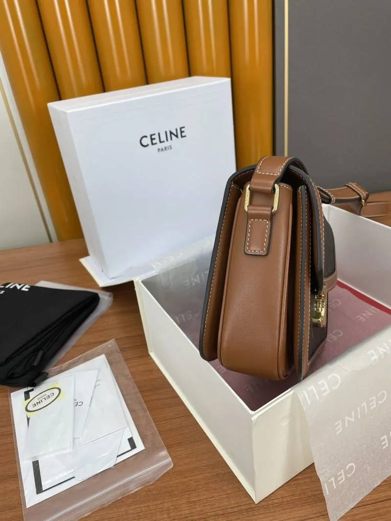 Alternative view of Celine Brown Monogram Satchel Bag 579