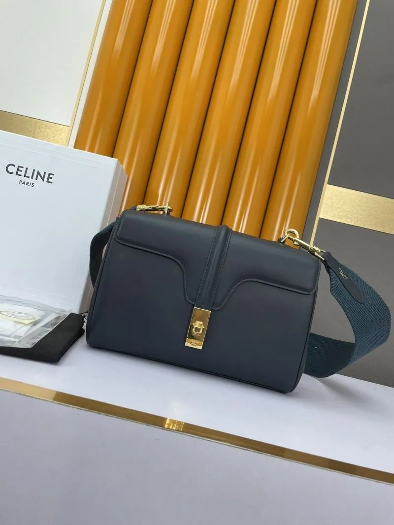 Celine Dark Gray Satchel Bag 587