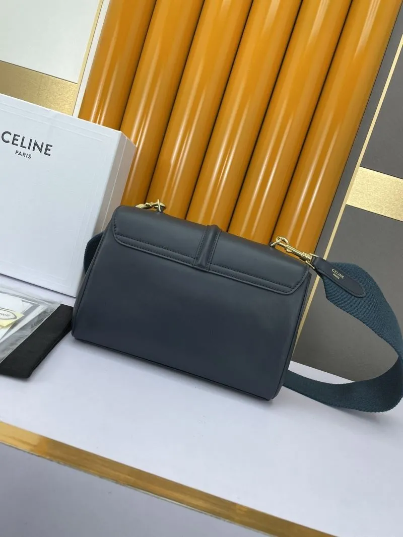 Celine Dark Gray Satchel Bag 587 - Image 3